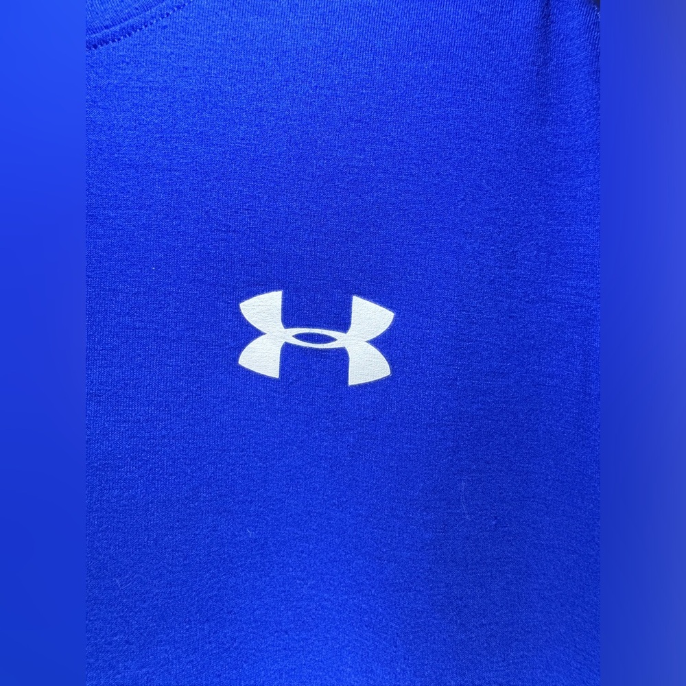 Under Armour HeatGear Bright Blue Lightweight T-Shirt Activewear Size XXL - Picture 3 of 10
